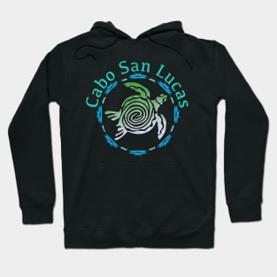 Cabo San Lucas Tribal Turtle Hoodie